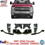 Front Bumper Brackets Kit Lh & Rh For 2007-2010 Chevy Silverado 2500HD 3500HD. Fixed Price $188.00.