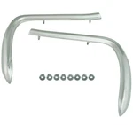 1966 Gto Rear Trunk Deck Lid Quarter Extension Moldings Pair Chrome Metal M1533. Fixed Price $129.99.