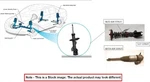 Left Rear Strut Oem 2022 Toyota Corollacs. Fixed Price $125.00.