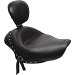 Mustang - 79437 Wide Touring Studded Solo Seat With Driver Backrest. Fixed Price $715.00.