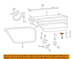 Chrysler Oem 13-16 Dart Trunk Lid Components-bumper 68104364AB. Fixed Price $6.25.