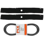 Interchangeable Deck Belt & Blade Kit Fits John Deere LT133 LT150 LT155 LT160. Fixed Price $63.99.