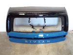 Rivian R1S Tailgate Trunk Lid Liftgate Blue. Fixed Price $950.00.