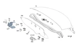 Genuine Mercedes-benz Hinge Bracket 238-750-15-00. Fixed Price $97.49.