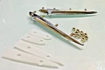 Quality Boot Trunk Lid Hinges Set Chrome Plated 10" For Morris & Vintage Car. Fixed Price $37.05.