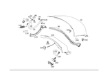Genuine Mercedes-benz Cable Duct 117-821-00-89. Fixed Price $7.39.