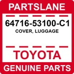 64716-53100-C1 Toyota Oem Genuine Cover, Luggage. Fixed Price $109.32.