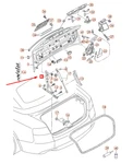 New Audi A5 Convertible Rear Lid Right Hinge 8F0827302B Oem No Duty To. Fixed Price $95.30.