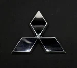 New Oem Mitsubishi Rear Chrome Triple Diamond Emblem MR511958 Outlander 03-06. Fixed Price $32.25.
