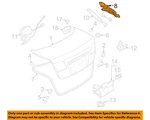 Mazda Oem 03-08 6 Trunk Lid-hinge Right GK2A52710E. Fixed Price $57.60.