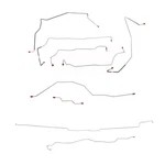 Ford F-350 Sd 2002-04 Complete Brake Lines Crew Cab 8' Bed CBK0004SS-CPP. Fixed Price $191.49.