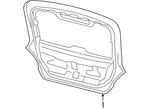 Porsche Panamera Rear Liftgate Panel Without Glass Used Oem 97051201104GRV. Fixed Price $1159.99.
