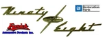 1957 Oldsmobile 98 "ninety Eight" Trunk Emblem Script Set. Fixed Price $119.00.