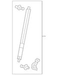 Genuine Honda Lift-gate Support 74981-TLA-306. Fixed Price $371.20.