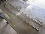 63-66 Mopar Body Trunk Lid Hinge Torsion Spring Rods Bars Oem Set W/ Rollers. Fixed Price $100.00.