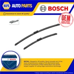 2X Wiper Blades (pair) Flat / Aero Type Fits Hyundai I30 Fd Front 07 To 10 Set. Fixed Price $33.30.