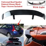 Universal Fit For Volvo C30 07-13 Rear Tail Roof Spoiler Abs Wing Black W/ Light. Fixed Price $80.53.