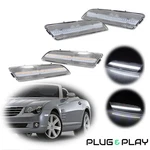 For 04-08 Chrysler Crossfire Front + Rear Clear White Led Side Marker Lights Kit. Fixed Price $39.99.