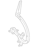 Genuine Audi Hinge 8W6-827-301. Fixed Price $265.08.