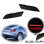 Smoke Lens Red Led Rear Sidemaker Lamps For 04-08 Chrysler Crossfire A1938200721. Fixed Price $24.99.