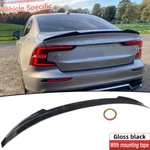 For Volvo S60 2019-2024 Gloss Black Style Highkick Duckbill Trunk Spoiler Wing. Fixed Price $79.64.