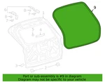 Genuine Oem Ford Surround Weather-strip LJ6Z78404A06G. Fixed Price $118.96.