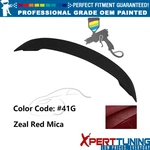 For 10-13 Mazda Sedan 4DR Oe Style Painted #41G Zeal Red Mica Trunk Spoiler. Fixed Price $144.99.