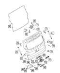 Genuine Mopar Lift-gate Latch Us 68399523AA. Fixed Price $252.52.