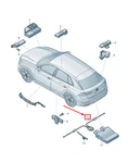 New Audi Q8 4MN Rear Tailgate Opening Sensor 4M8962239 Original. Fixed Price $93.73.