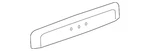 Genuine Gm Deck Lid Center Applique 23168608. Fixed Price $325.87.