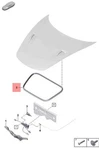 Genuine Porsche Boxster Spyder 982 Seal Front 99151161104. Fixed Price $137.43.