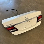2013 - 2015 Honda Civic Sedan Rear Trunk Lid White Oem W/ Camera Complete. Fixed Price $349.99.