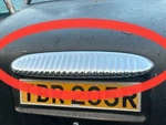 1976 Jaguar Daimler Limo Trunk Boot Lid Chrome Finisher Handle. Fixed Price $110.00.