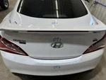 09-16 Hyundai Genesis Coupe Rear Trunk Decklid Lift Gate Spoiler Separate White. Fixed Price $250.23.