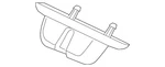 Genuine Jaguar Latch Cover T2H2192. Fixed Price $16.24.