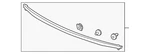 Genuine Honda Deck Lid Finish Panel 74890-TS9-307ZF. Fixed Price $718.09.