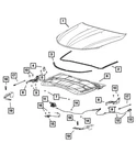 Genuine Mopar Hood Prop Right 68105152AB. Fixed Price $30.31.
