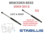 Trunk L&r Convertible Top Frame Support Shocks Struts Set For Mercedes W230 Oem. Fixed Price $103.33.