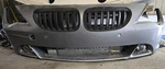 Bmw 5 Series E60 E61 Front Bumper With Pdc Black Grill Fog Lights Oem. Fixed Price $650.00.