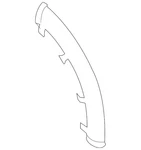 Genuine Audi Guide 8K5-971-822-AB-01C. Fixed Price $25.34.