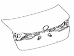 New Genuine Toyota Corolla Rear Trunk Panel Luggage (2020-2024) Oe 6440102J20. Fixed Price $846.69.