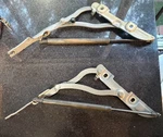 00-06 Bmw E46 Convertible Trunk Lid Hinge Support Bracket W/ Shock Set Oem. Fixed Price $99.00.