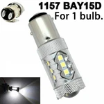 1157 2057 3496 7528 BAY15D P21/5W 80W Led White Bulb Brake Light Gm Yan. Fixed Price $13.20.