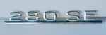 Mercedes Benz 280SE Trunk Emblem Badge W108 W111 Oem Deck Lid 1088170315. Fixed Price $39.99.