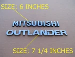 07 08 09 10 11 12 13 Mitsubishi Outlander Rear Emblem Logo Badge Sign Oem A47176. Fixed Price $35.00.