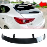 Fits Mazda 3 14-18 Hatch Gloss Black Gt-style Rear Trunk Upper Roof Spoiler Wing. Fixed Price $74.55.