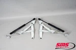 08-15 Mitsubishi Lancer Evolution X Gsr Trunk Lid Hinges W/ Strut Pair White Oem. Fixed Price $35.98.
