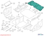 2011 2016 Bmw 520I Upper Trunk Sound Insulation Used Oem 51489163105. Fixed Price $94.99.
