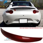 Fits 16-26 Mazda MX-5 & Miata Style Painted #41V Soul Red Trunk Spoiler. Fixed Price $114.99.