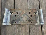 1965 Cadillac Rear License Bracket Light Fuel Door Flap Deville Oem Chrome. Fixed Price $145.00.